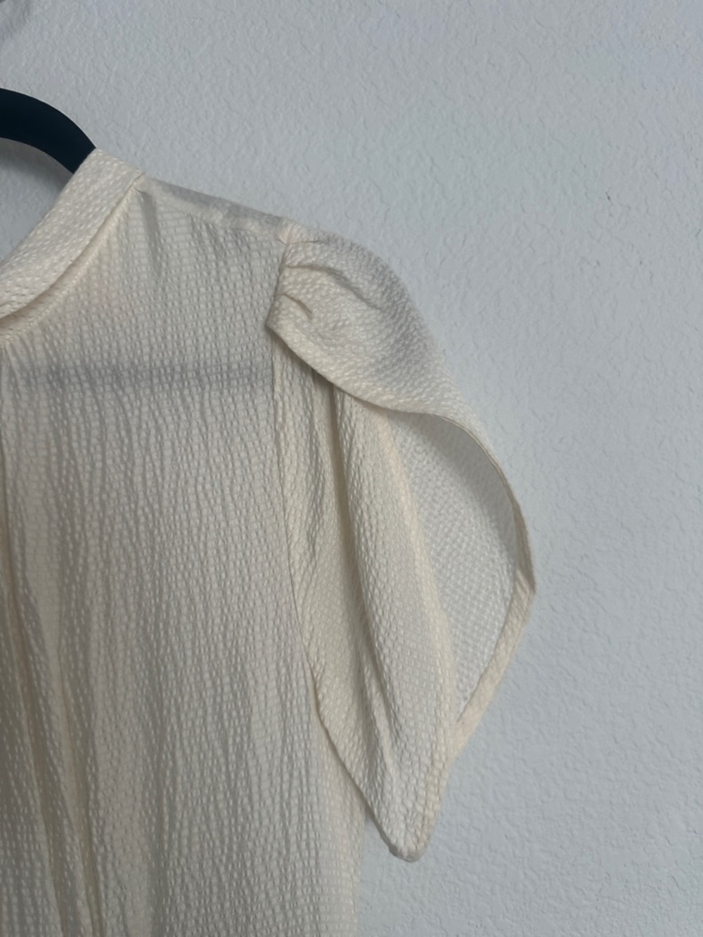 Rebecca Taylor petal sleeve silk and Tweed dress 4 - Picture 4 of 11